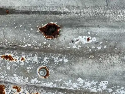 Roof damage from tropical weather