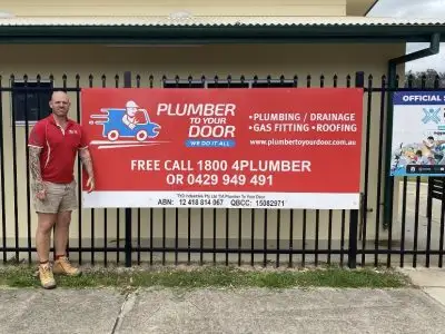 Plumber To Your Door service vehicle in Townsville