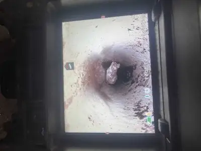 CCTV drain camera inspection results